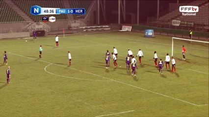 Coup franc mal frappé