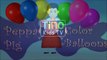 Learn Colors with Peppa Pig Balloons & Color Ball Pit : Video for Kids