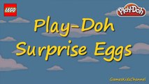 Doh! The Simpsons SURPRISE EGGS - Play Doh - The Simpsons LEGO Minifigures!