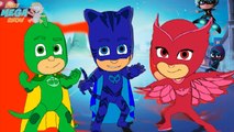 Learn Colours PJ MASKS Disney Coloring Page Book MASKS Owlette Catboy Gekko Superheroes