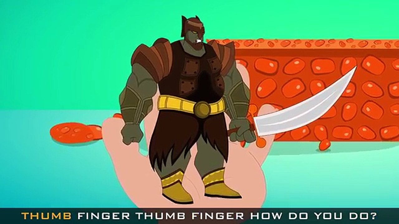 Finger Family Collection | Green Man Epic Fighting Finger Family Nursery Rhymes Plus More