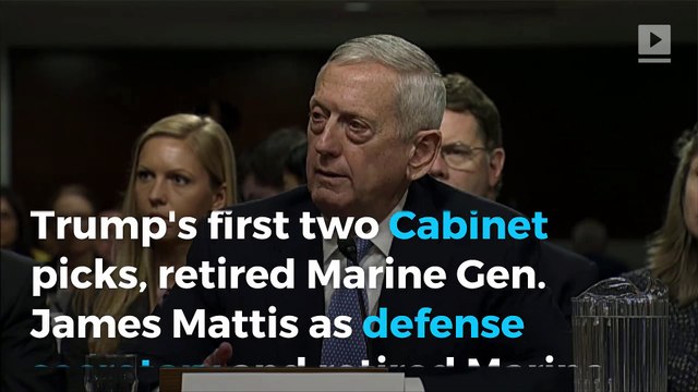 Senate formally confirms Mattis and Kelly for Trump's Cabinet
