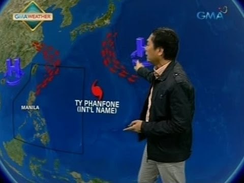 24Oras: Typhoon Phanfone, papangalanang Neneng kapag pumasok ng PAR bukas
