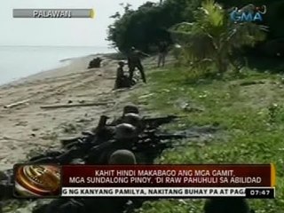 24Oras: Kahit hindi makabago ang mga gamit, mga sundalong Pinoy, 'di raw pahuhuli sa abilidad