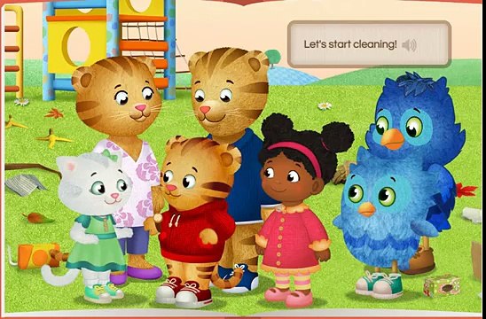 Daniel Tigers neighborhood - Neighborhood Clean Up/Тигрёнок Даниэль и его соседи - Уборка