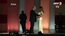 Donald et Melania Trump ouvrent le bal d'investiture