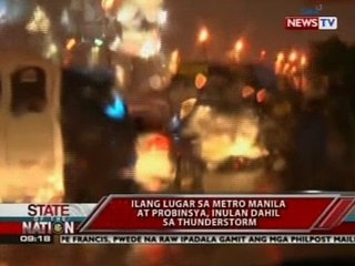 SONA: Ilang lugar sa Metro Manila at probinsya, inulan dahil sa thunderstorm