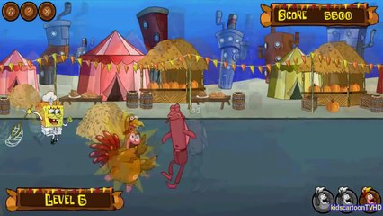 SpongeBob SquarePants ThanksGiving Full Game - Spongebob Quirky Turkey