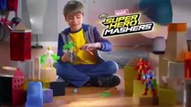 Hasbro - Marvel - Super Hero Mashers - Hulk, Captain America & Iron Man Action Figure - TV Toys
