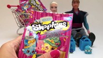 Shopkins Toys Disney Frozen Elsa and Kristoff Shopping Surprise Basket Shopkins Collection