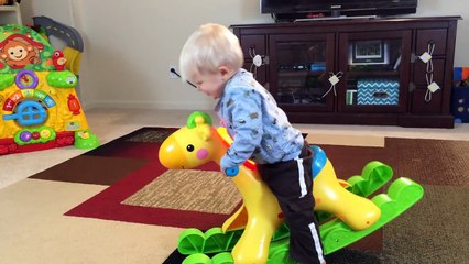 Fisher Price Rockin' Tunes Giraffe -- Baby Michael LOVES it!-8JuRe54EWAI
