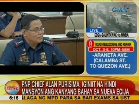UB: PNP chief Purisima: Hindi mansyon ang aking bahay sa Nueva Ecija