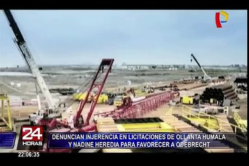 Denuncian injerencia en licitaciones de Humala y Heredia para favorecer a Odebrecht