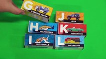 Learn ABCs With Toy Cars - UNBOXING Matchbox Toy Cars and Other Toy Vehicles Letters G Through L