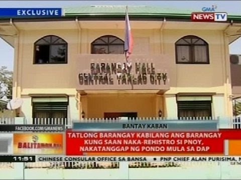 3 barangay kabilang ang barangay kung saan naka-rehistro si PNoy, nakatanggap ng pondo mula sa DAP