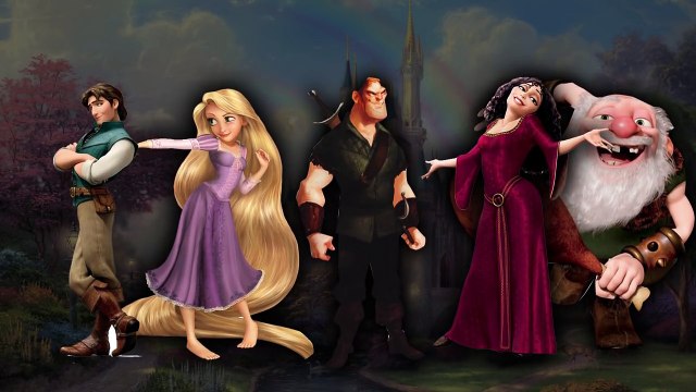 Finger Family Song - TANGLED - Daddy Finger Song Playlist - Family Finger Collection