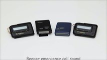Beeper emergency call sound