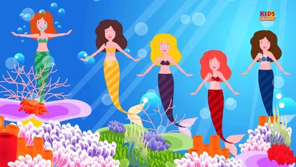Five Little Mermaids  _ Original Rhymes By Kids Channel-4Yq0hFXiStg