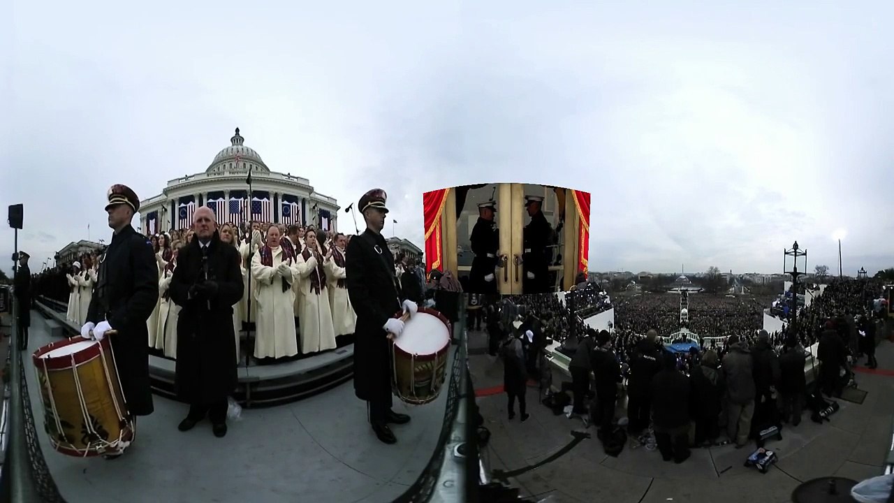 Watch in 360 degrees as Trump takes oath of office-gRJvvAOg1jA