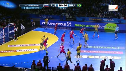 ЧМ по гандболу 2017. Россия - Бразилия. 2 тайм