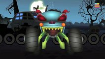 If You're Happy And You Know It _ Haunted House Monster Truck _ Scary Song For toddlers-16kXGLIyn24