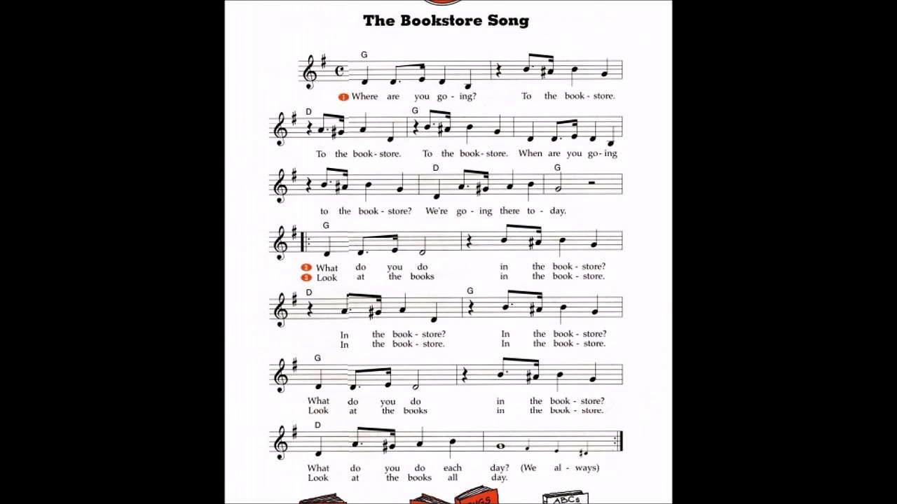 The book store song