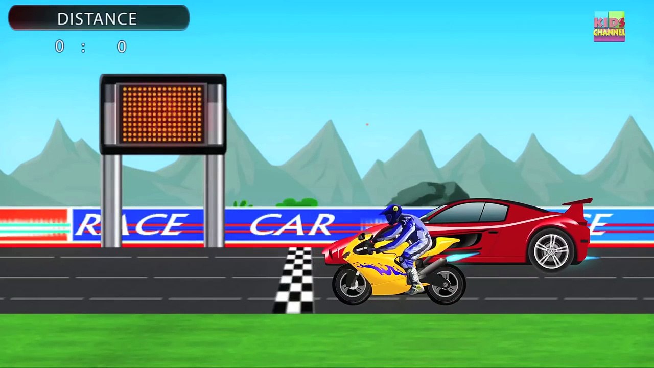 kids toy race _ sports car _ bike _ children's video-U0NqId6e-FQ