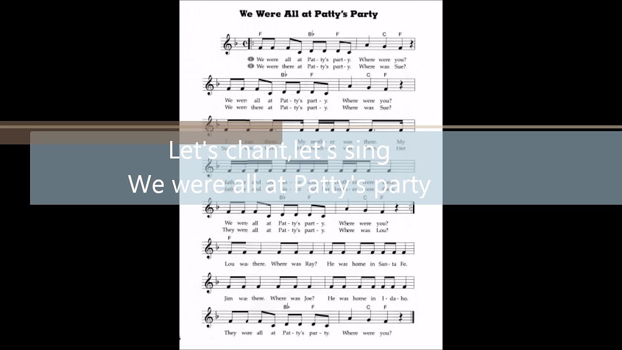 we were at a party