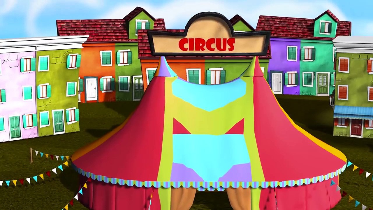 Baby Finger Family Song with circus animals - Circus Animals Songs