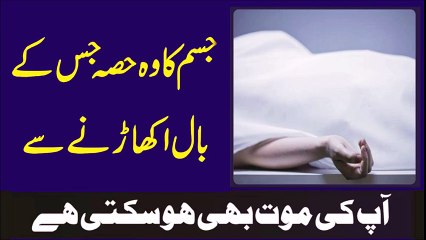 The Part Of Body From Which You Pull Your Hairs Then You Will Died