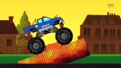 Monster Truck _ Police Monster Truck _ kiddy video-zQbq4RPkiLk