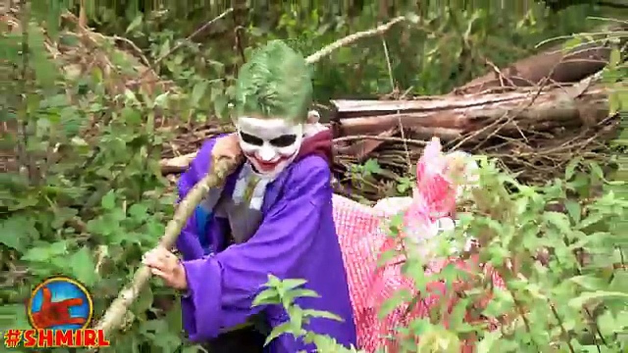 Bad Baby JOKER HALLOWEEN Pranks! w/ Joker Halloween Nose & Pumpkin Halloween Prank videos superhero