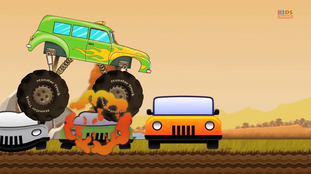 Monster Truck Stunts _ Destruction video-Lqf1Exox5do