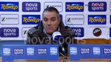 16η Βέροια-ΑΕΛ 1-1 2016-17 Συνέντευξη τύπου