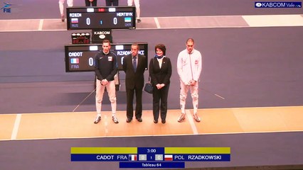 CIP 2017 - T64 CADOT (FRA) vs RZADKOWSKI (POL)