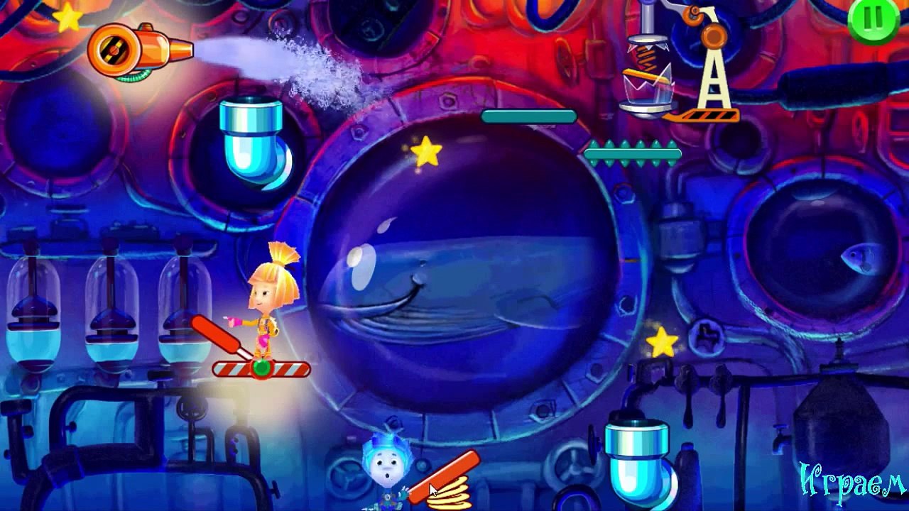 ИГРА ВОДНЫЕ ПОРТАЛЫ Часть 1 Фиксики прохождение...