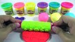 Learn Colors Play Doh Balls Peppa Pig Baby Molds Fun Ice Cream & Creative for Kids Rhymes