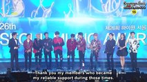 [ENG] 170119 EXO 'Daesang' Speech   Encore @ Seoul Music Awards