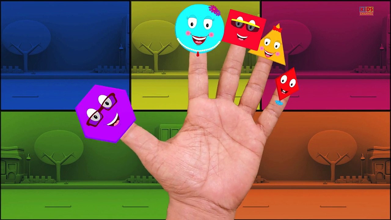 Shapes Finger Family _ Nursery rhymes _ Kids Songs-uLaObcYKj3E