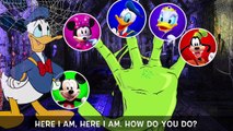 Mickey Mouse Scary Door of Spooky Monsters Finger Family Song!
