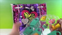Cra-Z-Art My Look Uptown Girl Glitz Bag! Color your own Purse!Shopkins Necklace Barbie Lip Gloss!