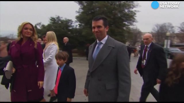Clinton, Bush and Trump families arrive at inauguration-qDNQKfvwSI0