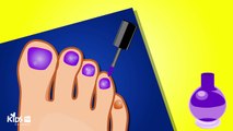 Colors for Children to Learn with Surprise Nail Arts Kids Children Toddlers Learning Colors