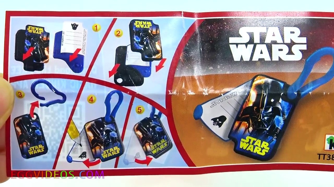 3 Kinder Star Wars Chocolate Surprise Eggs EggVideos.com-k_e58M1c_mE