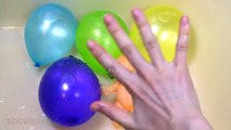 5 Wet Colours Balloons Learn Colors Water Balloon Finger Family nursery Rhymes Song Baby Bath-Z_Qlv7JjQuA