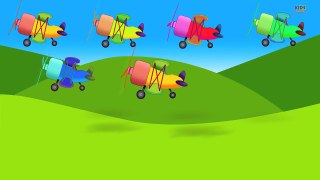 Ten Little Aeroplanes _ Children Song-9dxUWvkLAL8