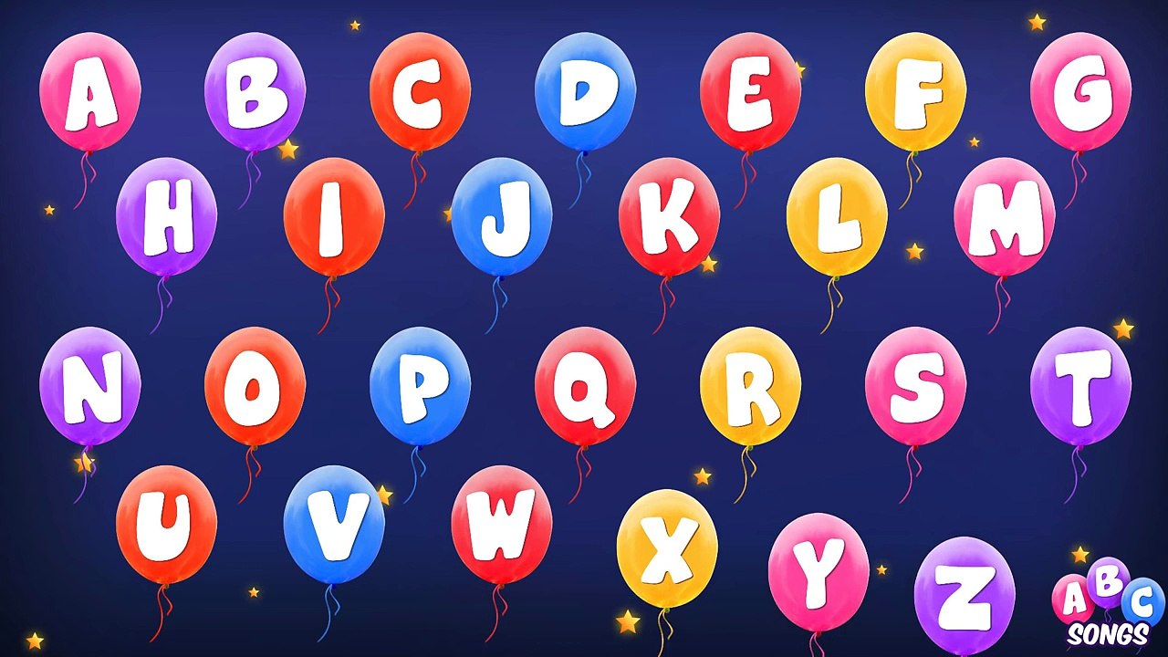ABC Songs for Children | ABC Balloon Song