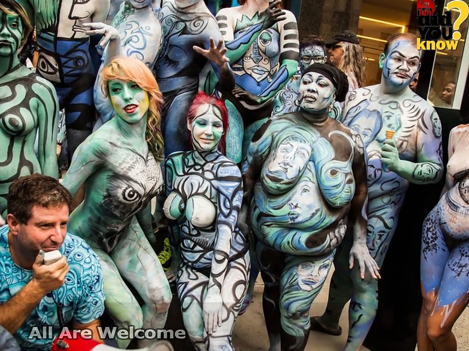Body Painting ★★12 Reasons To Love Nudity And Celebrate NYC Bodypainting Day-6VNNeLeH6Y8