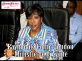 Intervention du ministre Goudou Coffie lors de la rencontre avec les agents de la santé