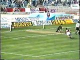 ΑΕΛ-ΠΑΟΚ 2-0 1990-91 Προημιτελικός κυπέλλου Τα γκολ